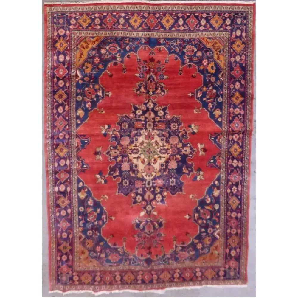 One Of The Kind Persian Tabriz Rug 10'5" x 8'3": ABC Rugs Kilims Collection Persian Tabriz Hand-Knotted Rug Made With Natural Wool & Cotton 10'5'' X 8'3" Abcr02137 Hand knotted and meticulously crafted by Persian artisans, this stunning Hand Kno
