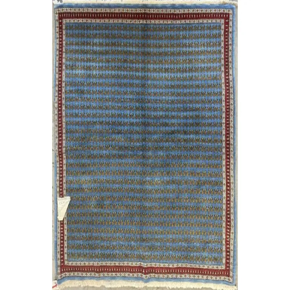 One Of The Kind Persian Sarough Rug 6'6" x 4'7": ABC Rugs Kilims Collection Persian Sarough Traditional Style Hand-Knotted Natural Wool And Cotton Rug 6'6" X 4'7'' Abcr02762 Hand knotted and meticulously crafted by Persian artisans, this stunning Ha