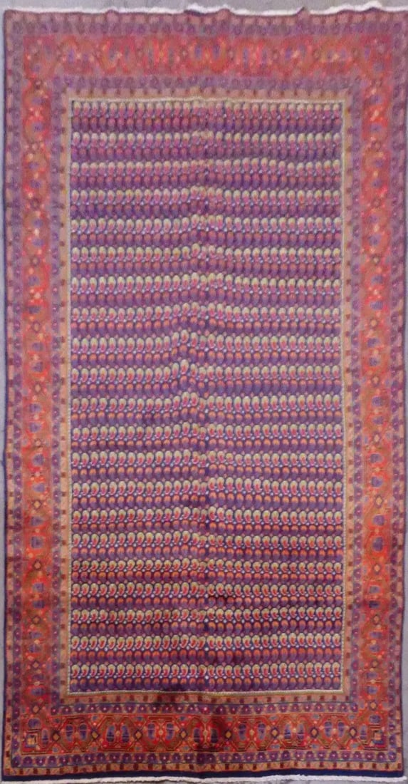 One Of The Kind Persian Museel Rug 10'9'' X 7'0": ABC Rugs Kilims Collection Persian Museel Hand-Knotted Rug Made With Natural Wool & Cotton 10'9'' X 7'0" Abcr02482 Hand knotted and meticulously crafted by Persian artisans, this stunning Hand Kno
