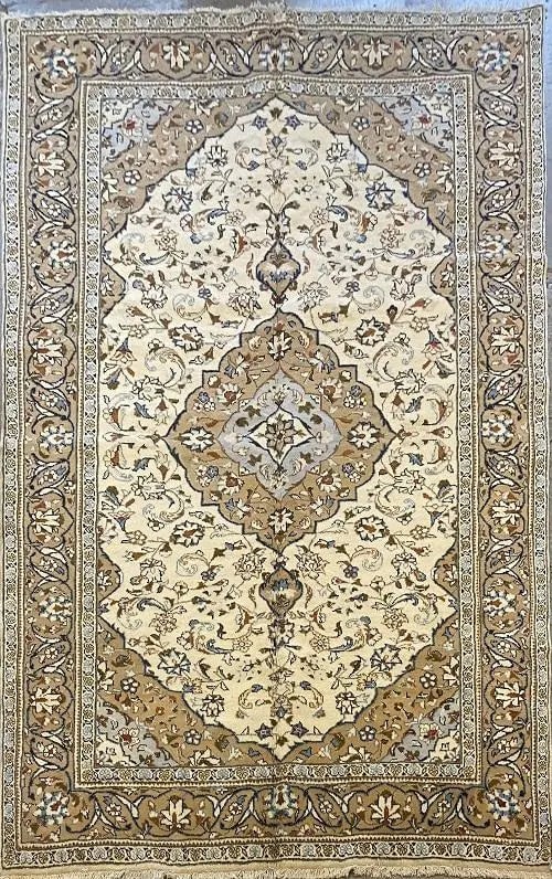 One Of The Kind Persian Kashan Rug 9'3" x 6'5": ABC Rugs Kilims Collection Persian Kashan Traditional Style Hand-Knotted Natural Wool And Cotton Rug 9'3" X 6'5" Abcr02882 Hand knotted and meticulously crafted by Persian artisans, this stunning Hand
