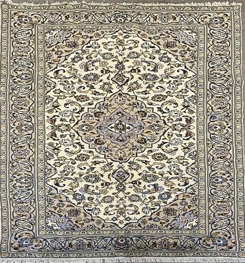 One Of The Kind Persian Kashan Rug 9'10" x 6'3": ABC Rugs Kilims Collection Persian Kashan Traditional Style Hand-Knotted Natural Wool And Cotton Rug 9'10'' X 6'3" Abcr02881 Hand knotted and meticulously crafted by Persian artisans, this stunning Ha
