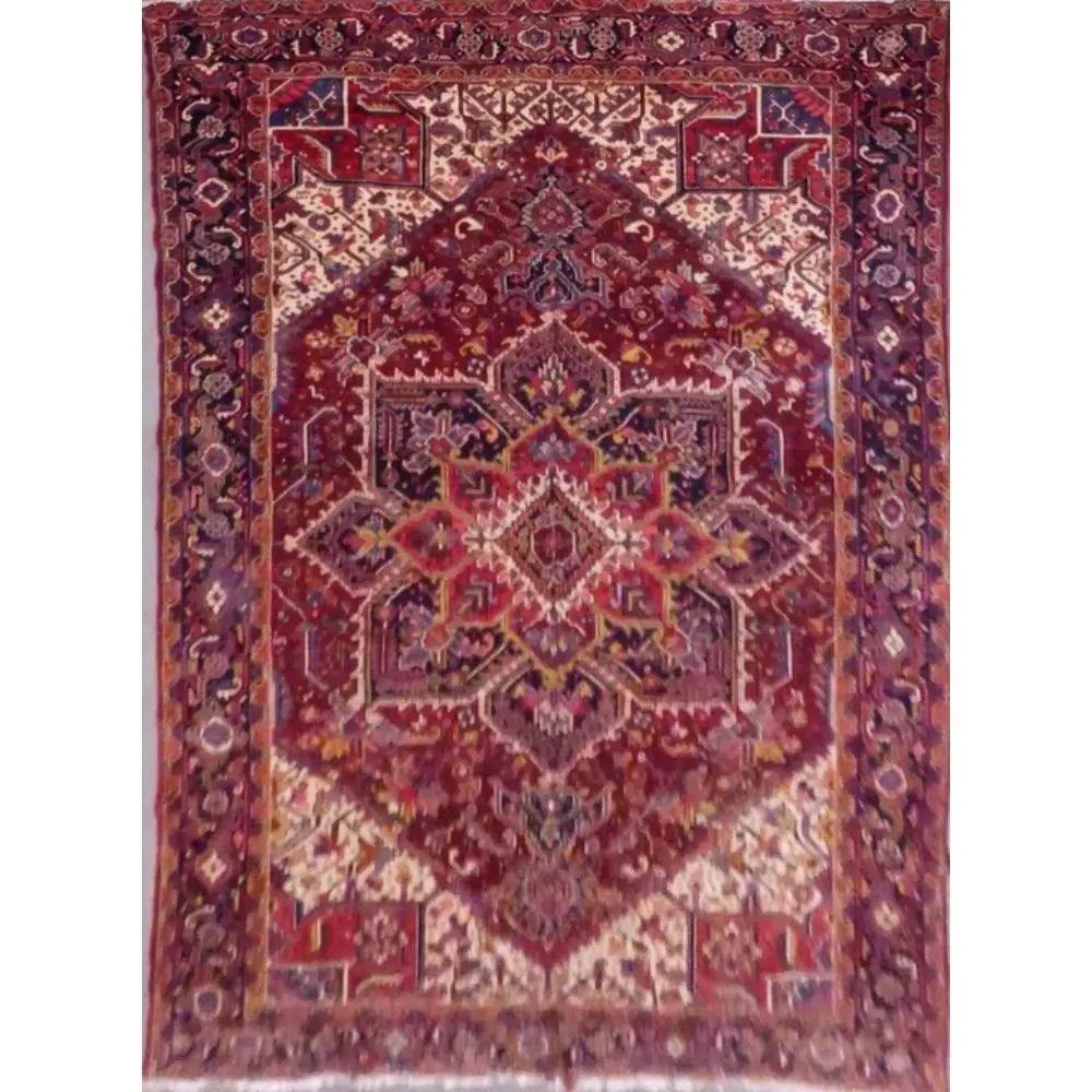 One Of The Kind Persian Heriz Rug 12'7'' x 9'6'' (1 of 1)