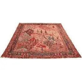 One Of The Kind Persian Tabriz Rug 12'5" x 9'8": ABC Rugs Kilims Collection Authentic Persian Rug Tabriz Traditional Style Hand-Knotted Indoor Area Rug With Natural Wool And Cotton 12'5" X 9'8" Abcr02118 Hand knotted and meticulously crafted by Pers