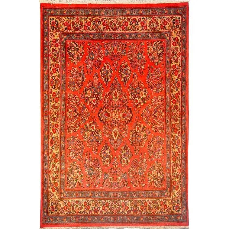 One Of The Kind Persian Sarough Rug 7'0" x 7'11" (1 of 1)