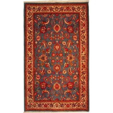 One Of The Kind Persian Nain Rug 7'1" x 4'3": ABC Rugs Kilims Collection Authentic Persian Rug Nain Traditional Style Hand-Knotted Indoor Area Rug With Natural Wool And Silk 7'1" X 4'3" Abcr02920 Hand knotted and meticulously crafted by Persian a