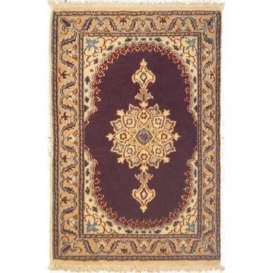 One Of The Kind Persian Nain Rug 2'9" x 1'10": ABC Rugs Kilims Collection Authentic Persian Rug Nain Traditional Style Hand-Knotted Indoor Area Rug With Natural Wool And Silk 2'9" X 1'10" Abcr02820 Hand knotted and meticulously crafted by Persian 