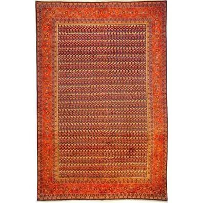 One Of The Kind Persian Museel Rug 10'9" X 7'0": ABC Rugs Kilims Collection Authentic Persian Rug Museel Traditional Style Hand-Knotted Indoor Area Rug With Natural Wool And Cotton 10'9" X 7'0" Abcr02482 Hand knotted and meticulously crafted by Pers