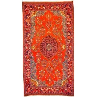 One Of The Kind Persian Museel Rug 11'11" X 6'7": ABC Rugs Kilims Collection Authentic Persian Rug Museel Traditional Style Hand-Knotted Indoor Area Rug With Natural Wool And Cotton 11'11" X 6'7" Abcr02667 Hand knotted and meticulously crafted by Per