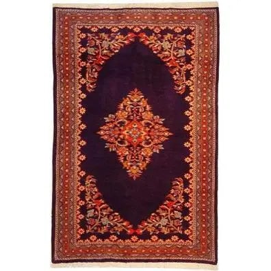 One Of The Kind Persian Kerman Rug 6'5" x 4'2": ABC Rugs Kilims Collection Authentic Persian Rug Kerman Traditional Style Hand-Knotted Indoor Area Rug With Natural Wool And Cotton 6'5" X 4'2" Abcr02761 Hand knotted and meticulously crafted by Persi