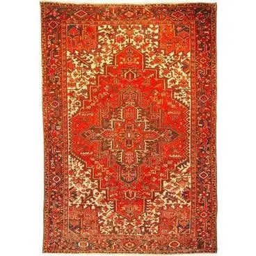 One Of The Kind Persian Heriz Rug 9'10" x 5'6" (1 of 1)