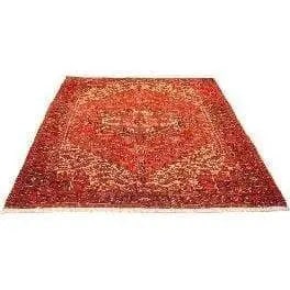One Of The Kind Persian Heriz Rug 12'3" x 9'3": ABC Rugs Kilims Collection Authentic Persian Rug Heriz Traditional Style Hand-Knotted Indoor Area Rug With Natural Wool And Cotton 12'3" X 9'3" Abcr02583 Hand knotted and meticulously crafted by Persi