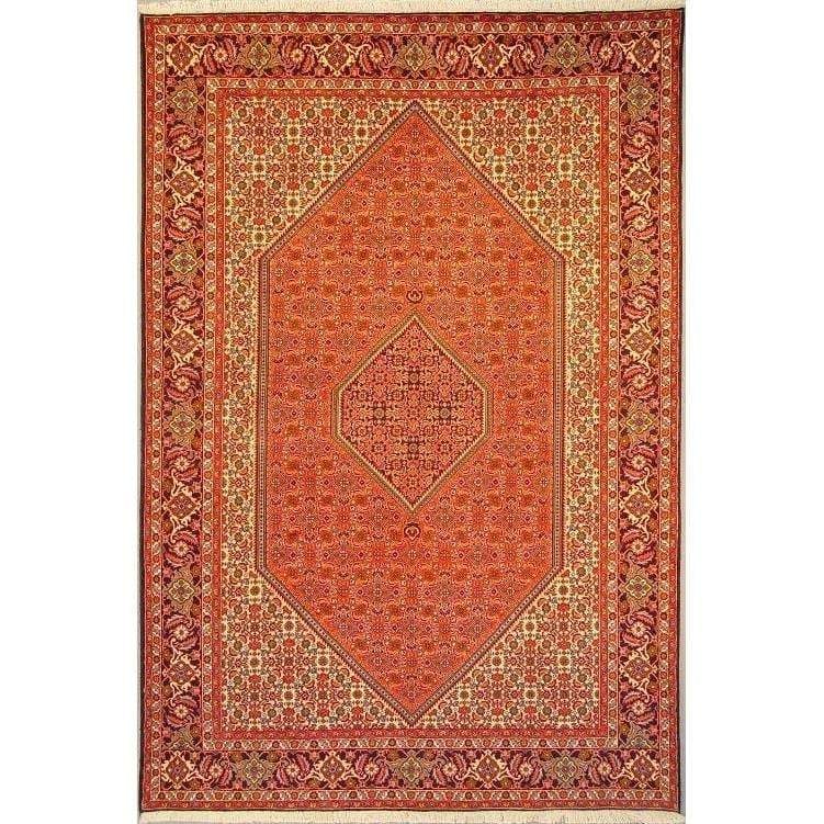 One Of The Kind Persian Bidjar Rug 10'0" x 6'8": ABC Rugs Kilims Collection Authentic Persian Rug Bidjar Traditional Style Hand-Knotted Indoor Area Rug With Natural Wool And Cotton 10'0" X 6'8" Abcr02856 Hand knotted and meticulously crafted by Pers