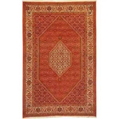 One Of The Kind Persian Bidjar Rug 10'5" x 6'8": ABC Rugs Kilims Collection Authentic Persian Rug Bidjar Traditional Style Hand-Knotted Indoor Area Rug With Natural Wool And Cotton 10'5" X 6'8" Abcr02858 Hand knotted and meticulously crafted by Pers