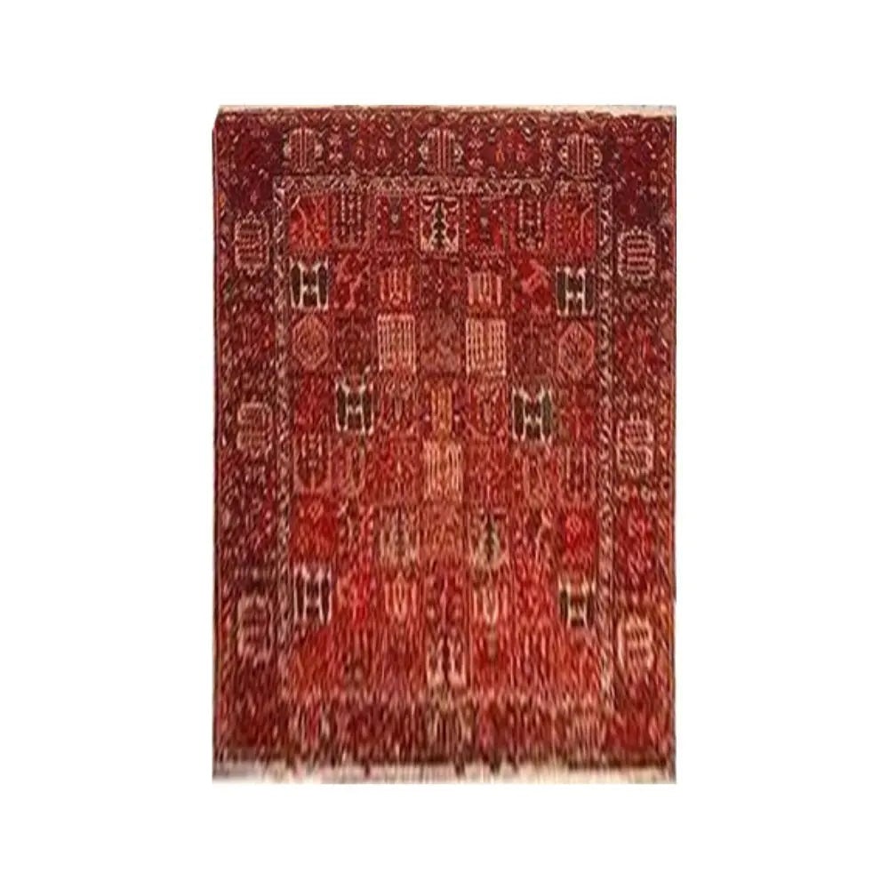 One Of The Kind Persian Bakhtiar Rug 12'5" x 11'1": ABC Rugs Kilims Collection Authentic Persian Rug Bakhtiar Traditional Style Hand-Knotted Indoor Area Rug With Natural Wool And Cotton 12'5" X 11'1" Abcr02771 Hand knotted and meticulously crafted by P