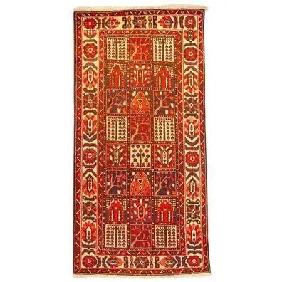One Of The Kind Persian Bakhtiar Rug 10'2" x 5'0": ABC Rugs Kilims Collection Authentic Persian Rug Bakhtiar Traditional Style Hand-Knotted Indoor Area Rug With Natural Wool And Cotton 10'2" X 5'0" Abcr02508 Hand knotted and meticulously crafted by Pe