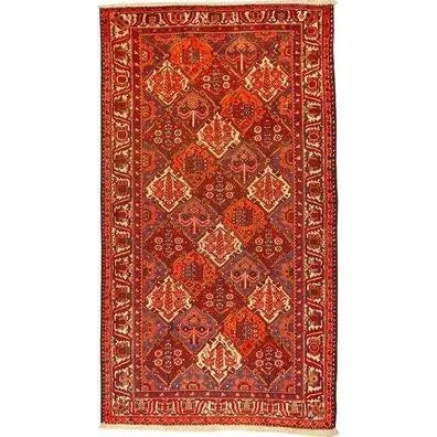 One Of The Kind Persian Bakhtiar Rug 9'8" x 5'4": ABC Rugs Kilims Collection Authentic Persian Rug Bakhtiar Traditional Style Hand-Knotted Indoor Area Rug With Natural Wool And Cotton 9'8" X 5'4" Abcr02502 Hand knotted and meticulously crafted by Per