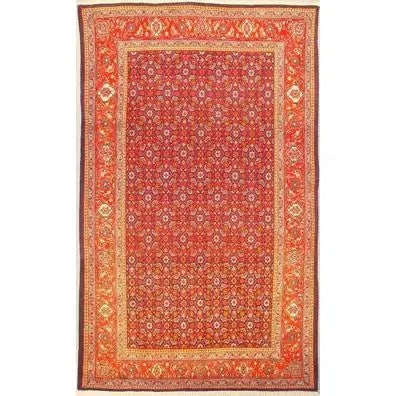One Of The Kind Persian Bakhtiar Rug 10'11" x 6'10": ABC Rugs Kilims Collection Authentic Persian Rug Bakhtiar Traditional Style Hand-Knotted Indoor Area Rug With Natural Wool And Cotton 10'11" X 6'10" Abcr02470 Hand knotted and meticulously crafted by 