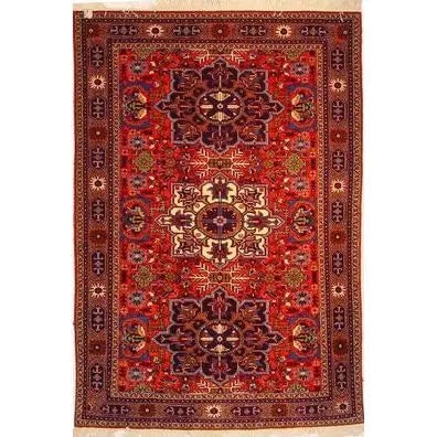 One Of The Kind Persian Ardabil Rug 6'4" X4'1": ABC Rugs Kilims Collection Authentic Persian Rug Ardabil Traditional Style Hand-Knotted Indoor Area Rug With Natural Wool And Silk 6'4" X4'1" Abcr02483 Hand-knotted and meticulously crafted by Persian