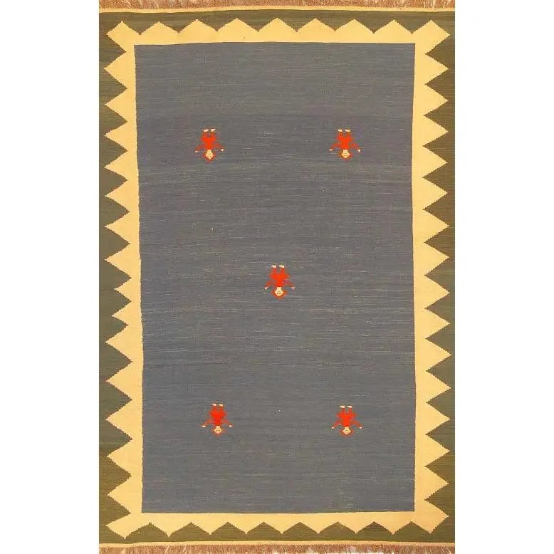 One Of The Kind Shiraz Persian Kilim 9'8" X 6'5": ABC Rugs Kilims Collection Shiraz Persian Kilim Collection And Modern Colorful Hand-Knotted Multi Area Kilim With Natural Wool And Cotton 9'8" X 6'5" Abck00080 Hand knotted and meticulously crafted by