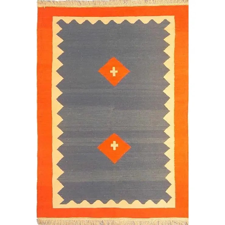 One Of The Kind Shiraz Persian Kilim 5'11" X 4'0": ABC Rugs Kilims Collection Shiraz Persian Kilim Collection And Modern Colorful Hand-Knotted Multi Area Kilim With Natural Wool And Cotton 5'11" X 4'0" Abck00071 Hand knotted and meticulously crafted b
