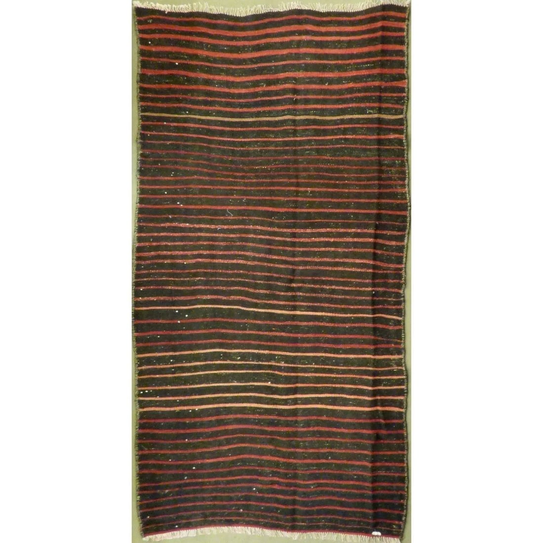 One Of The Kind Authentic Hand-Knotted Sanandaj Vintage Kilim 9'0" X 4'9": ABC Rugs Kilims Collection Authentic Hand-Knotted Sanandaj Vintage Kilims Natural Wool Seneh Collection Area Kilim 9'0" X 4'9" (Abckg1059) (Multi Color) Hand knotted and meticulously crafted by Sanand