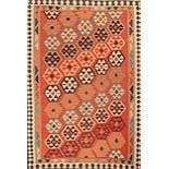 One Of The Kind Ardabil Persian Kilim 8'10" x 6'0": ABC Rugs Kilims Collection Ardabil Persian Kilim Collection And Modern Colorful Hand-Knotted Multi Area Kilim With Natural Wool And Cotton 8'10" X 6'0" Abck00153 Hand knotted and meticulously crafted 