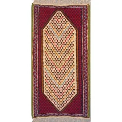One Of The Kind Ardabil Persian Kilim 6'6" x 3'3": ABC Rugs Kilims Collection Ardabil Persian Kilim Collection And Modern Colorful Hand-Knotted Multi Area Kilim With Natural Wool And Cotton 6'6" X 3'3" Abck00034 Hand knotted and meticulously crafted b