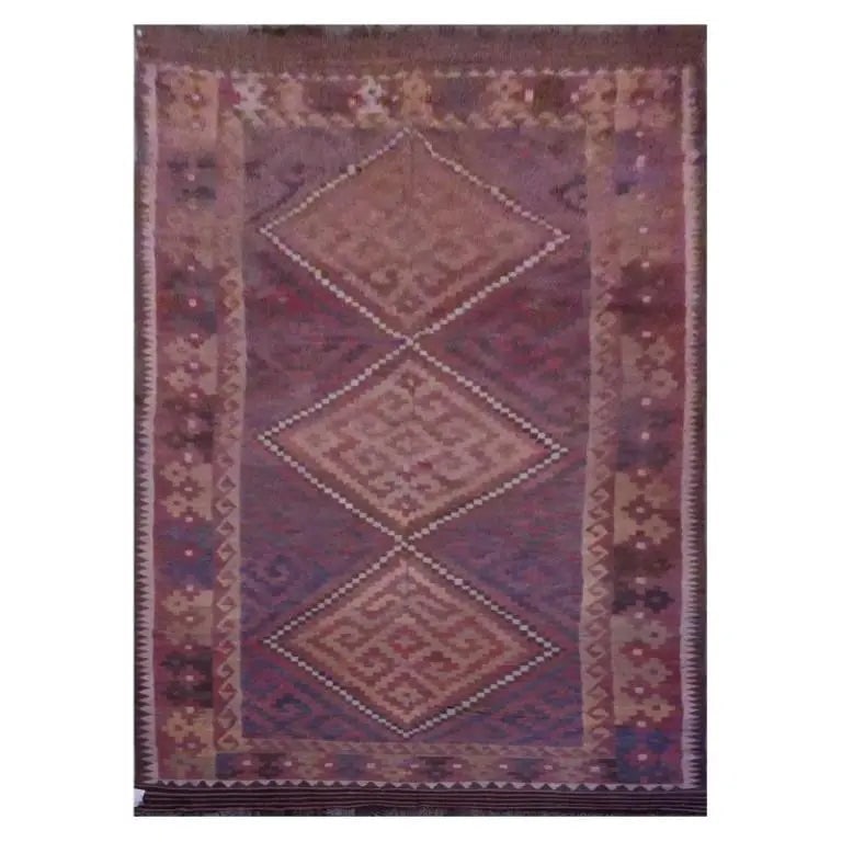 One Of The Kind Afghani Hand-Knotted Kilim 15'0" X 6'9" (1 of 1)