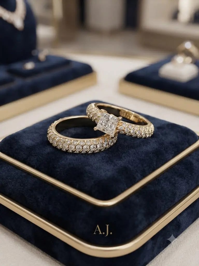 Exceptional Quality Sterling Silver-925, Size 7, Lady’s Weeding Ring and Band, Weight 6.8 grams,: AAA+ Certified, Quality Sterling Silver-925, Size 7, Lady’s Weeding Ring and Band, Weight 6.8 grams, ABC-BT6677-2 Registered GIA Client for Natural Diamonds & Gemstones in the USA. Certificates of A