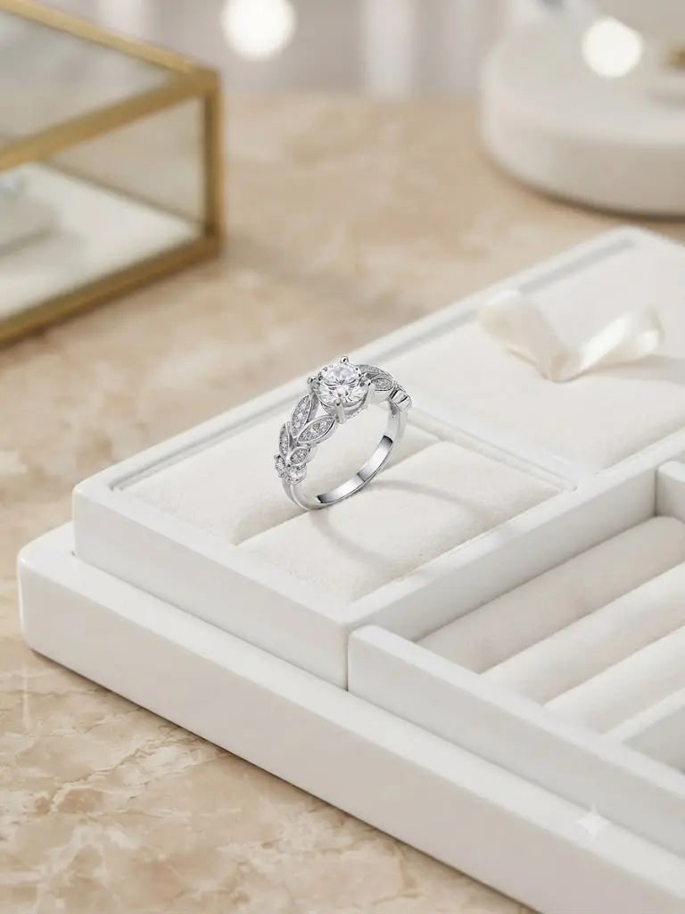 Exceptional Quality Sterling Silver-925, Style Fashion C.Z., Weight 2.9 grams, ABC-701-7