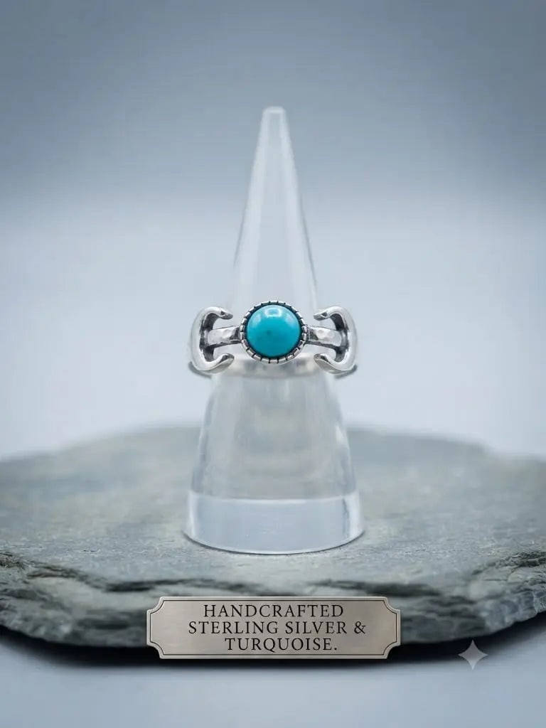 Exceptional Quality S. Silver-925, Gem Bohemian Turquoise, Size 7, Weight 3.8gm, ABC-734787-8: AAA+ Certified, Quality S. Silver-925, Gem Bohemian Turquoise, Size 7, Weight 3.8gm, ABC-734787-8 Registered GIA Client for Natural Diamonds & Gemstones in the USA. Certificates of Authenticity for Ou
