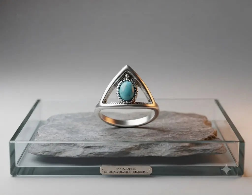 Exceptional Quality S. Silver-925, Gem Bohemian Turquoise, Size 6, Weight 2.3gm, ABC-734787-2: AAA+ Certified, Quality S. Silver-925, Gem Bohemian Turquoise, Size 6, Weight 2.3gm, ABC-734787-2 Registered GIA Client for Natural Diamonds & Gemstones in the USA. Certificates of Authenticity for Ou