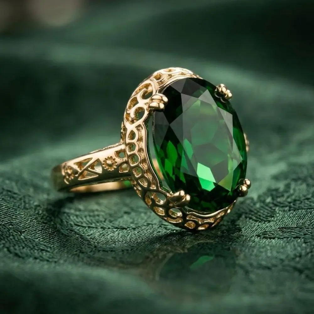 Exceptional Quality S. Gold Plated, Size7, Gem CZ Fashion, Weight 4.3 grams., ABC-GRG-11: AAA+ Certified, Quality S. Gold Plated, Size7, Gem CZ Fashion, Weight 4.3 grams., ABC-GRG-11 We can arrange GIA certification and verification for vintage jewelry, diamonds, and gemstones. The cost of