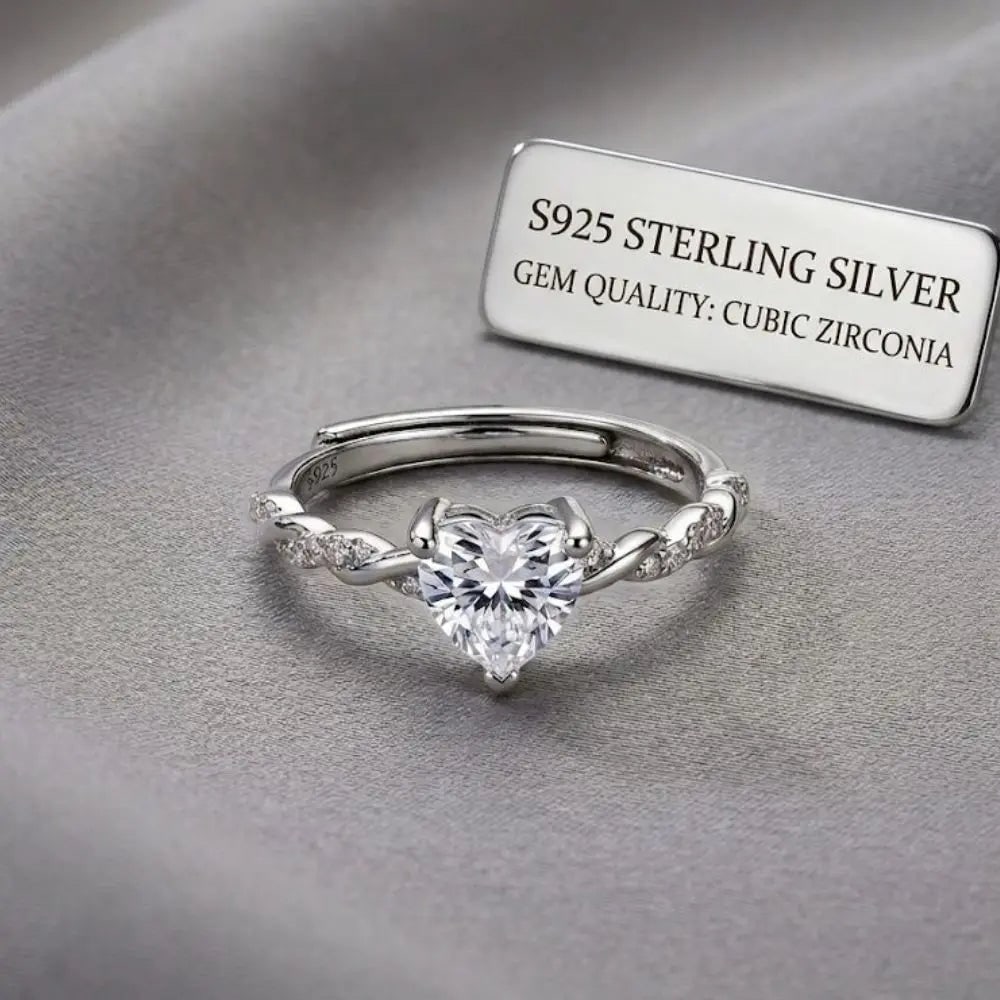 Exceptional Quality Silver - 925, Gem C. Zirconia, Size Adjustable, Weight 1.8 grams., ABC-SJ37: AAA+ Certified, Quality Silver - 925, Gem AAA C. Zirconia, Size Adjustable, Weight 1.8 grams., ABC-SJ37 We can arrange GIA certification and verification for vintage jewelry, diamonds, and gemstones. 