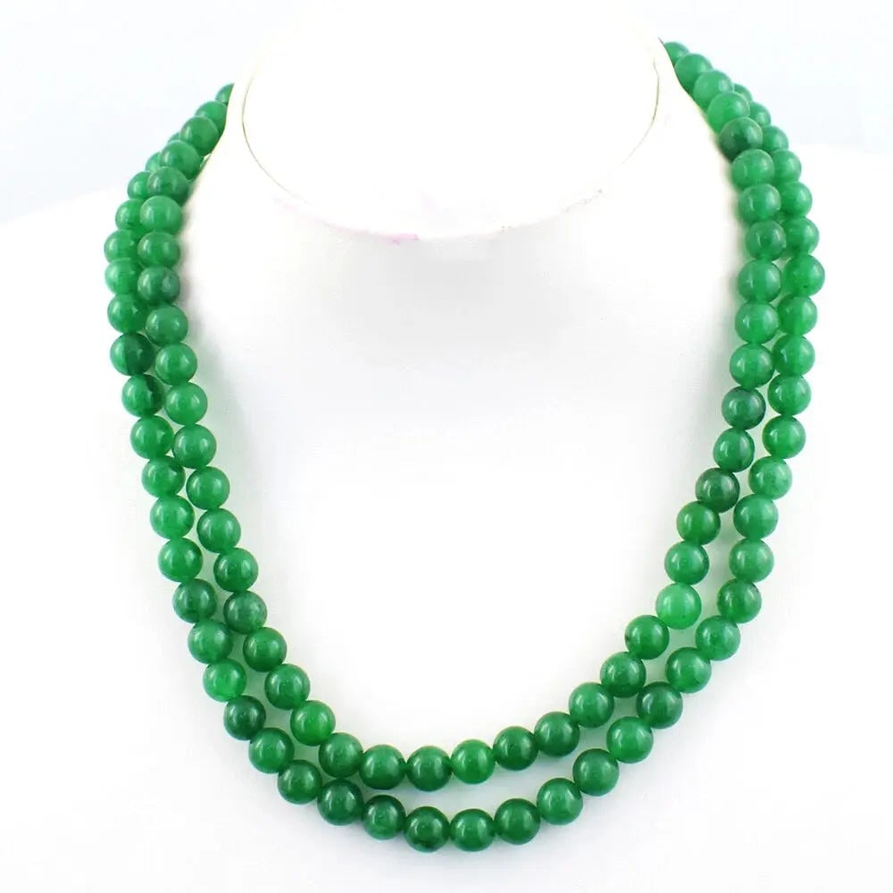 Exceptional Quality Round Shape 450 Cts Earth Mined 3 Line Enhanced Emerald Beads Necklace JK25E424: AAA+ Certified Quality Round Shape 450 Cts Earth Mined 3 Line Enhanced Emerald Beads Necklace JK25E424 We can arrange GIA certification and verification for vintage jewelry, diamonds, and gemstones. T