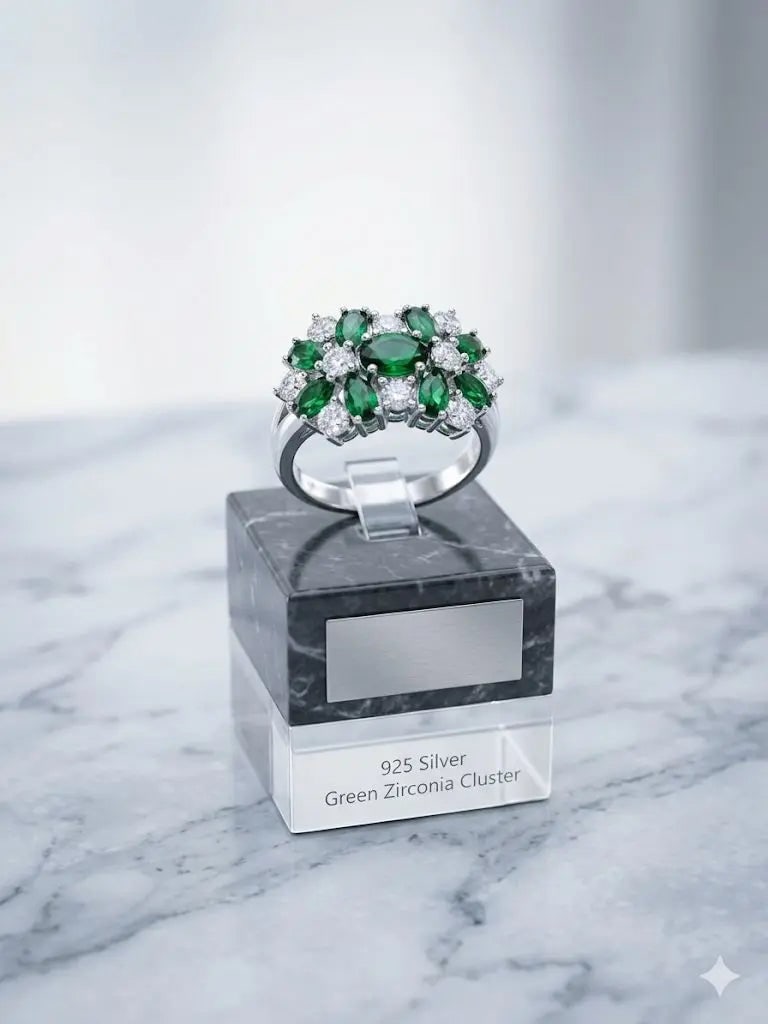 Exceptional Quality Silver - 925, Gem Cubic Zirconia, Size 7, Weight 4.3gm, ABC-900: AAA+ Certified, Quality Silver - 925, Gem Cubic Zirconia, Size 7, Weight 4.3gm, ABC-900 We can arrange GIA certification and verification for vintage jewelry, diamonds, and gemstones. The cost of GIA 