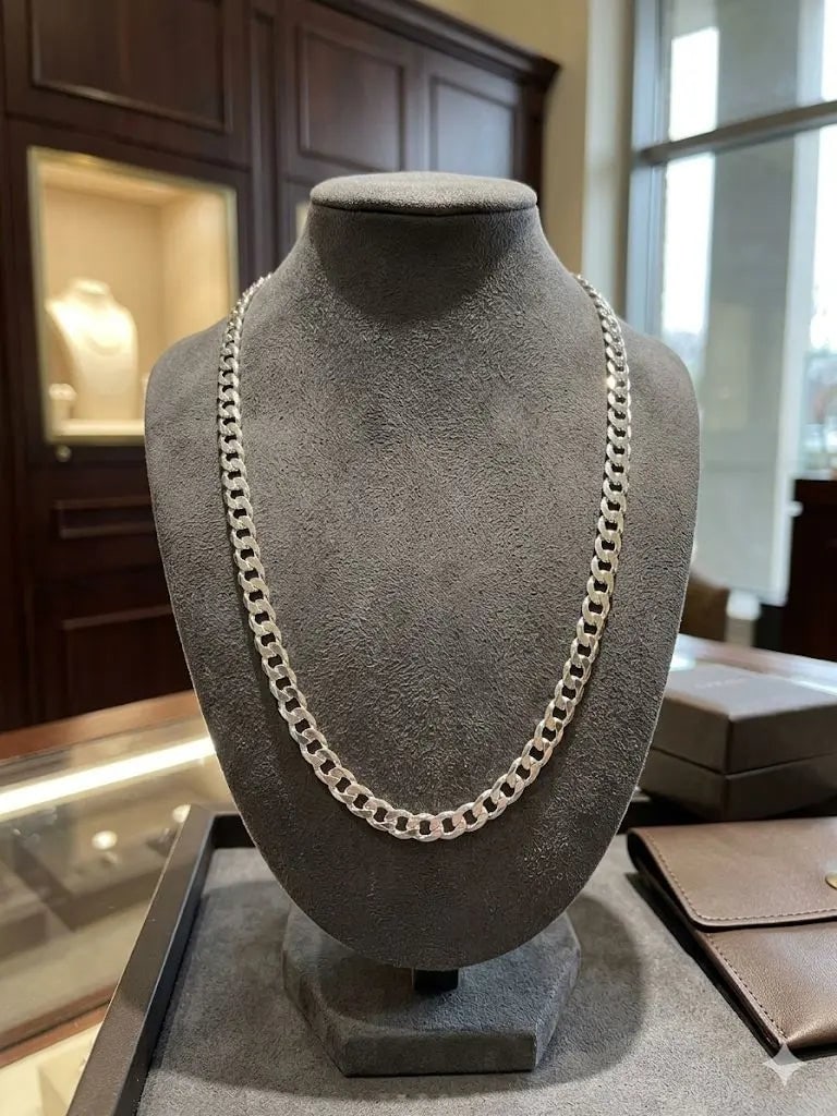 Exceptional Quality Cartier Cut, 25cm Bracelet, 25gm Weight, Quality 925-Silver, CJABC104-S: AAA+ Certified Quality Cartier Cut, 25cm Bracelet, 25gm Weight, Quality 925-Silver, CJABC104-S We can arrange GIA certification and verification for vintage jewelry, diamonds, and gemstones. The cost 
