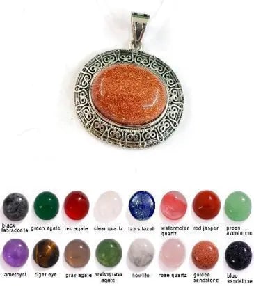 Handmade Stone Gemstone Pendant, Copper & Silver, with Chain, Stone Size 13*18mm, Vin-Pen103: Registered GIA Client for Natural Diamonds & Gemstones in the USA. Certificates of Authenticity for Our Hand-Knotted Rugs & Kilims. Please call 818-377-1210 for availability. Lifetime Exchange Warrant