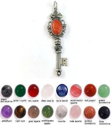 Handmade Stone Gemstone Pendant, Copper & Silver, with Chain, Stone Size 12*16mm, Vin-Pen90: Registered GIA Client for Natural Diamonds & Gemstones in the USA. Certificates of Authenticity for Our Hand-Knotted Rugs & Kilims. Please call 818-377-1210 for availability. Lifetime Exchange Warrant