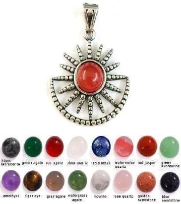 Handmade Stone Gemstone Pendant, Copper & Silver, with Chain, Stone Size 7*7mm, Vin-Pen86: Registered GIA Client for Natural Diamonds & Gemstones in the USA. Certificates of Authenticity for Our Hand-Knotted Rugs & Kilims. Please call 818-377-1210 for availability. Lifetime Exchange Warrant