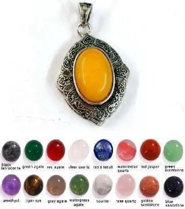 Handmade Stone Gemstone Pendant, Copper & Silver, with Chain, Stone Size 10*14mm, Vin-Pen82: Registered GIA Client for Natural Diamonds & Gemstones in the USA. Certificates of Authenticity for Our Hand-Knotted Rugs & Kilims. Please call 818-377-1210 for availability. Lifetime Exchange Warrant