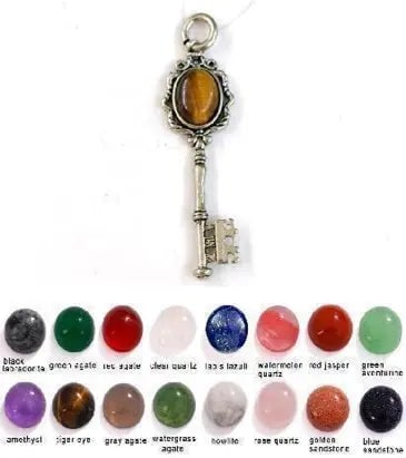 Handmade Stone Gemstone Pendant, Copper & Silver, with Chain, Stone Size 10*12mm, Vin-Pen80: Registered GIA Client for Natural Diamonds & Gemstones in the USA. Certificates of Authenticity for Our Hand-Knotted Rugs & Kilims. Please call 818-377-1210 for availability. Lifetime Exchange Warrant