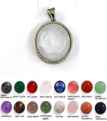 Handmade Stone Gemstone Pendant, Copper & Silver, with Chain, Stone Size 20*20mm, Vin-Pen79: Registered GIA Client for Natural Diamonds & Gemstones in the USA. Certificates of Authenticity for Our Hand-Knotted Rugs & Kilims. Please call 818-377-1210 for availability. Lifetime Exchange Warrant