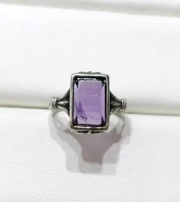 Handmade Stone Gemstone Rings with Copper & Silver, Stone Size 7*9mm, Vin-Rin42: Registered GIA Client for Natural Diamonds & Gemstones in the USA. Certificates of Authenticity for Our Hand-Knotted Rugs & Kilims. Please call 818-377-1210 for availability. Lifetime Exchange Warrant