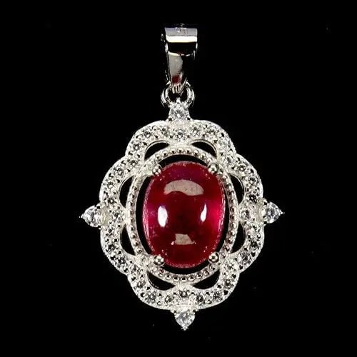 Exceptional Quality 925 Sterling Silver Pendant Oval Ruby 8x6mm Gemstone Jewelry Cus-Jew80: Our gemstones are organic, natural stones suitable for investment, collectors, and fine jewelry, each accompanied by an authentic certification. Our 925 silver pieces are rhodium-plated and finished w