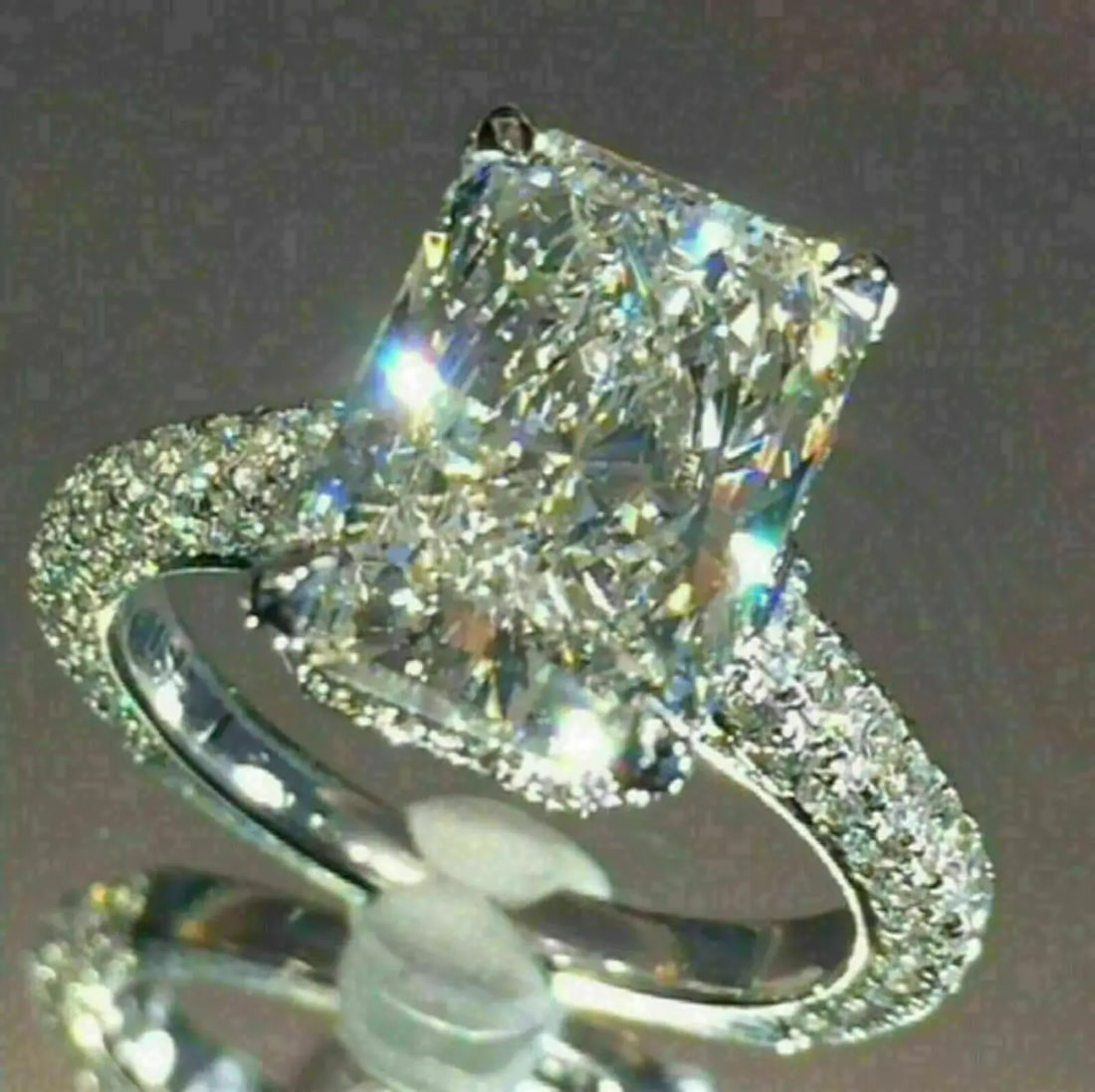 Exceptional Quality 5Ct Lab Created Diamond Solitaire Women Engagement Ring 14K White Gold Finish: Our gemstones are organic, natural stones suitable for investment, collectors, and fine jewelry, each accompanied by an authentic certification. Our 925 silver pieces are rhodium-plated and finished w