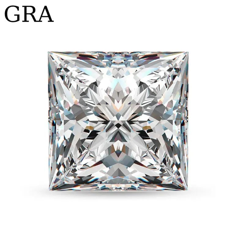 VVS1- D Princess Shaped Dimond Moissanite With GRA Certificate 9*9mm - 4 Carat: This S925 and moissanite tennis bracelet is a captivating piece. The S925 silver setting offers a sleek and durable foundation. The moissanite stones, carefully arranged, emit a brilliant and continuo