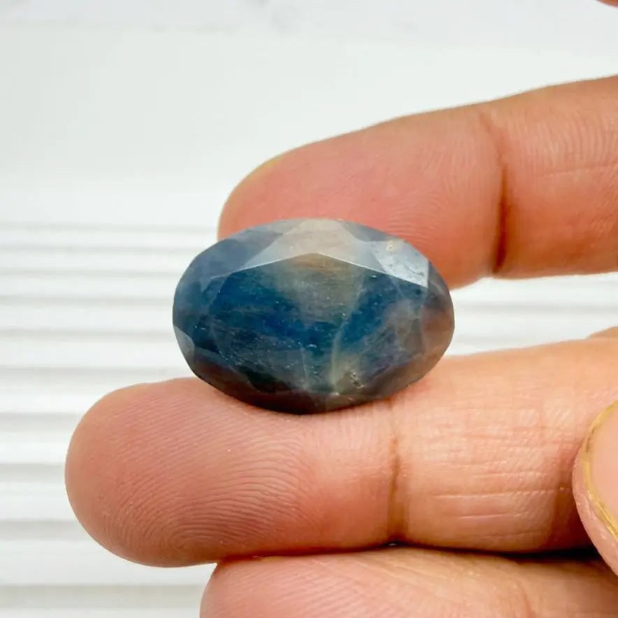 Exceptional Quality OVAL MIXED BLUE SAPPHIRE, BLUE COLORED, INDIAN GEMSTONE, WEIGHT 29.19 CTS (1 of 1)
