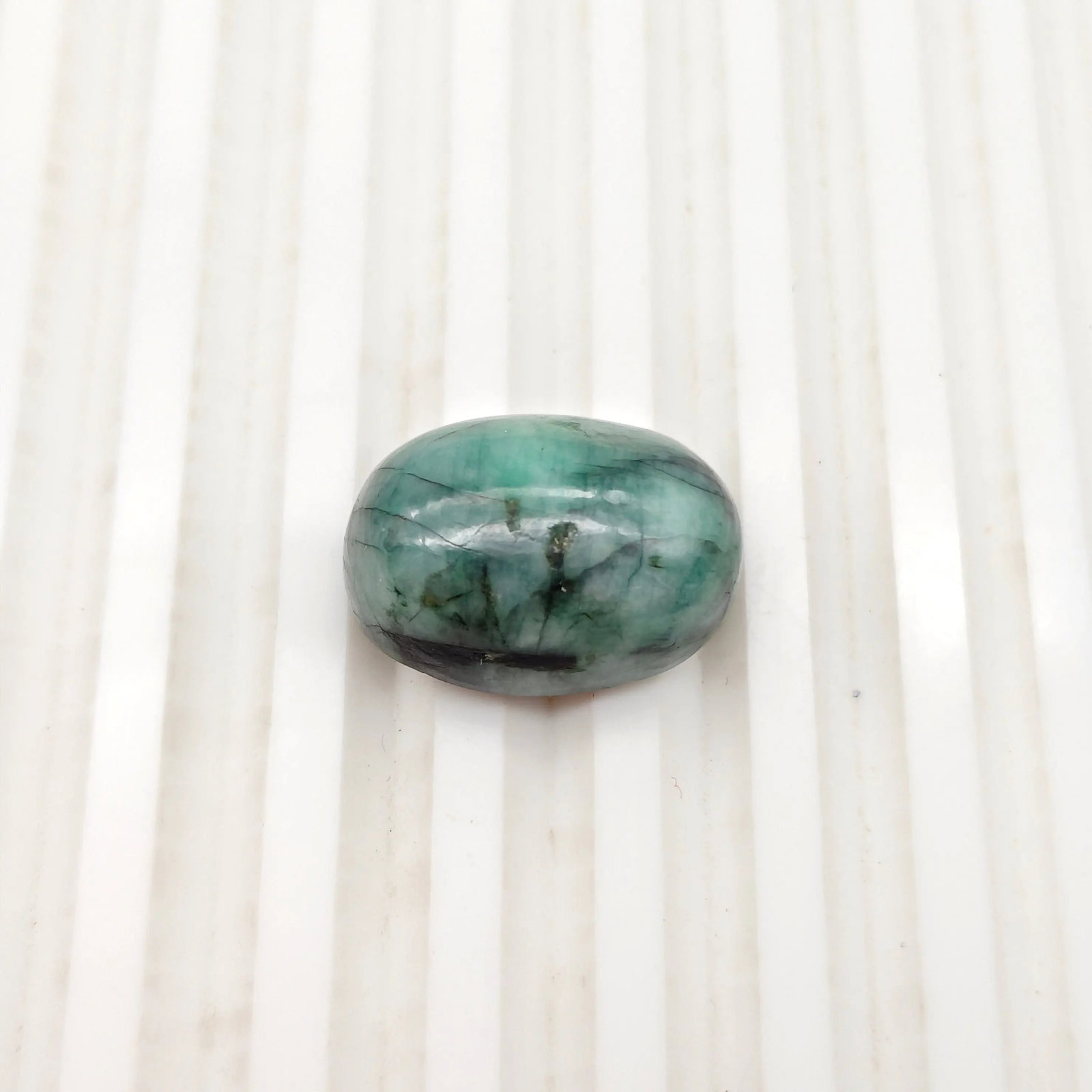 Exceptional Quality OVAL CABOCHON EMERALD, GREEN COLORED, INDIAN GEMSTONE, WEIGHT 25.15 CTS: ABC Rugs, Kilims & Jewelry offers internationally certified and verified pieces, with documentation provided by trusted gemological institutions, manufacturers, and industry professionals. At ABC 