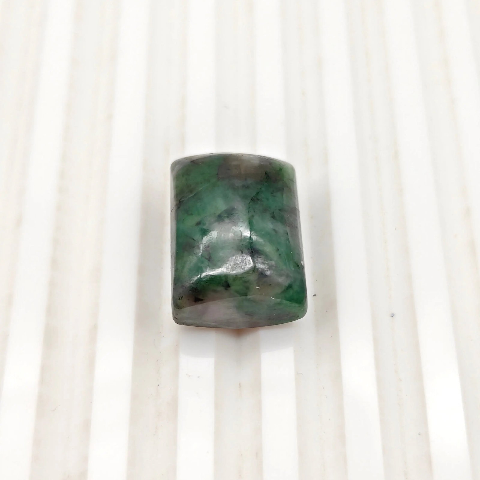 Exceptional Quality SQUARE CABOCHON EMERALD, GREEN COLORED, INDIAN GEMSTONE, WEIGHT 23.8 CTS: ABC Rugs, Kilims & Jewelry offers internationally certified and verified pieces, with documentation provided by trusted gemological institutions, manufacturers, and industry professionals. At ABC